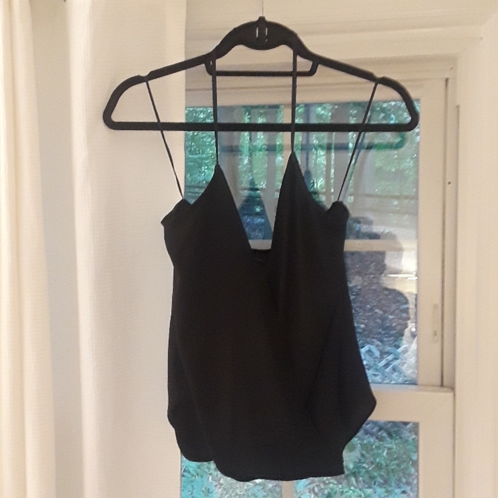 Black halter top